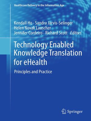 cover image of Technology Enabled Knowledge Translation for eHealth